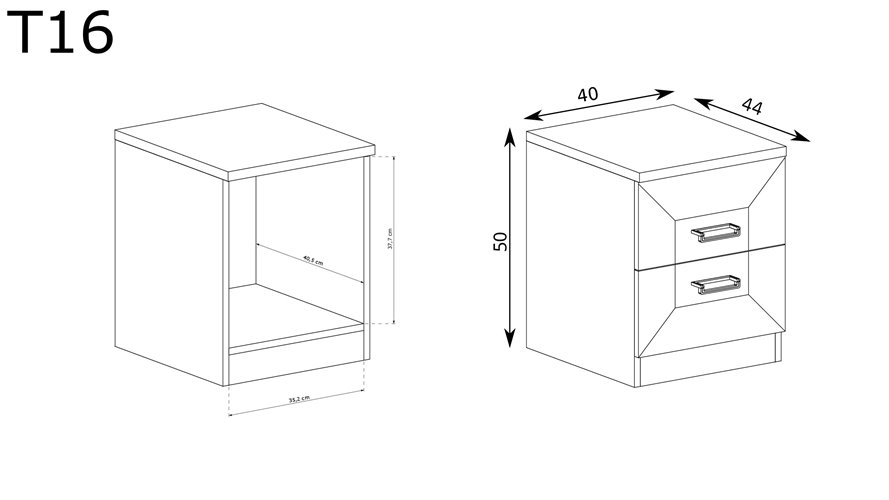 szafka nocna TADEUSZ elegancki design