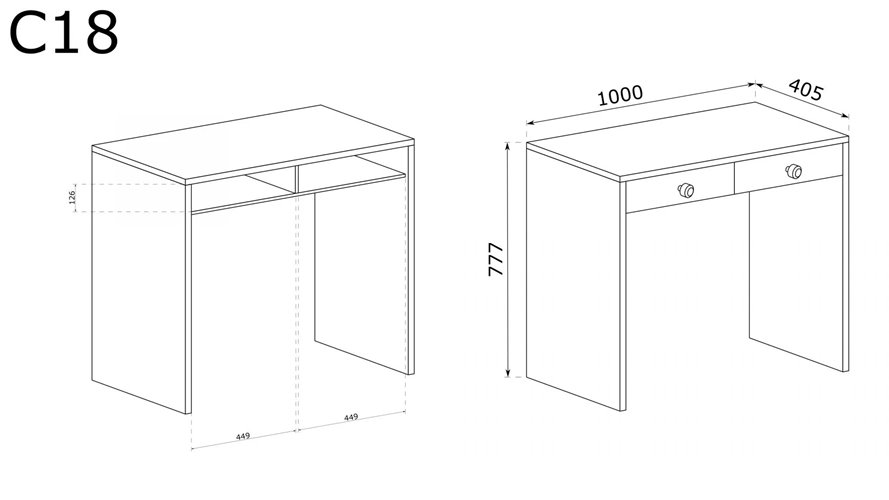 biurko do pracy Artisan