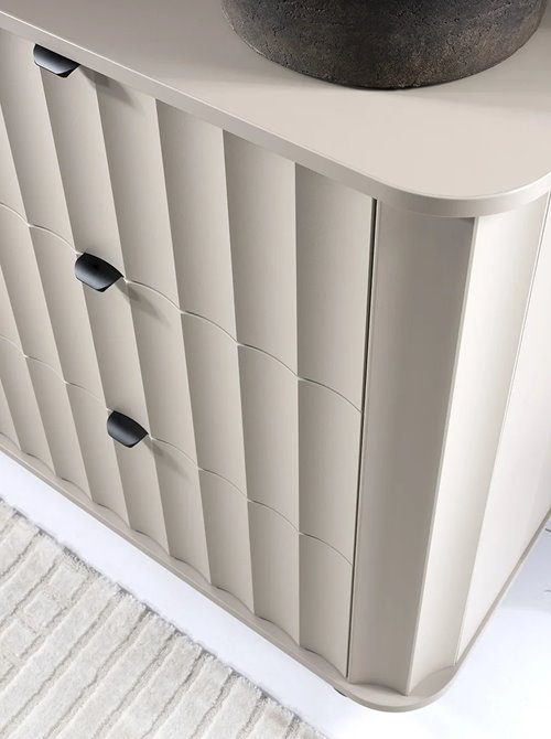 komoda NOVADO 2 clay gray na nogach