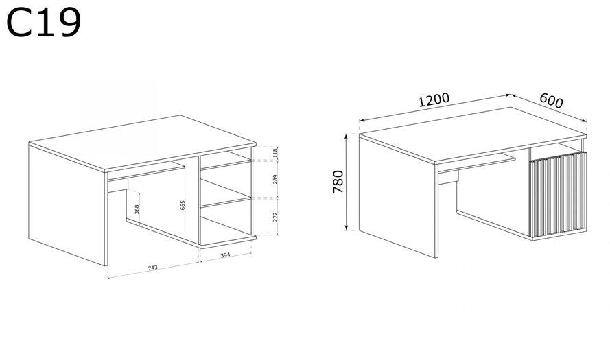 biurko do pokoju młodzieżowego