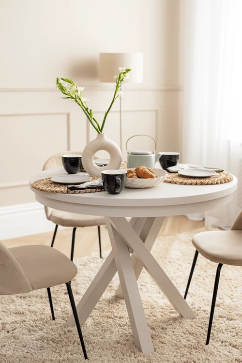 Designerski stół okrągły