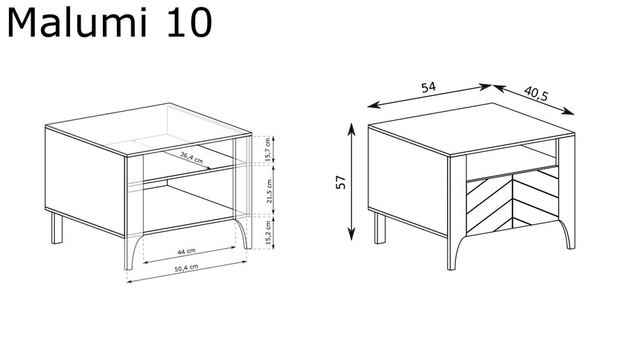 funkcjonalna szafka nocna do sypialni