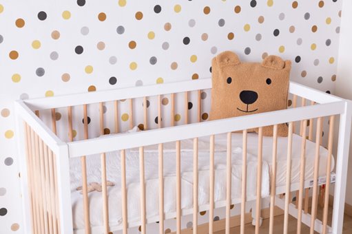 Łóżeczko niemowlęce bukowe Childhome
