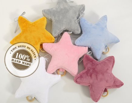 Gwiazdka minky dla niemowlaka