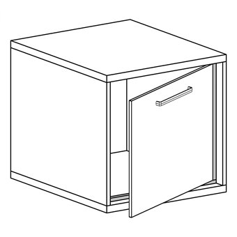 nowoczesna szafka nocna do sypialni