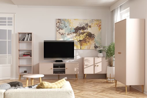 Regał skandynawski do biura