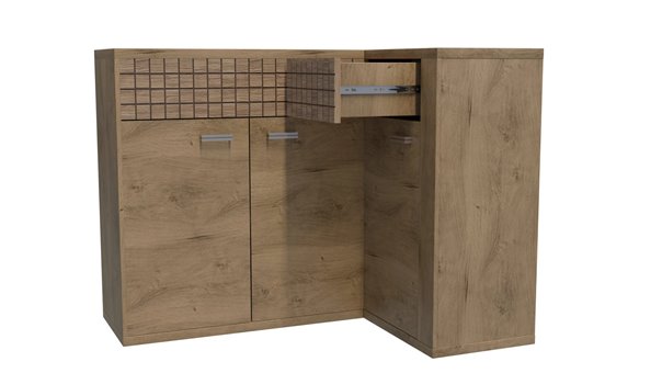 komoda narożna otwierana