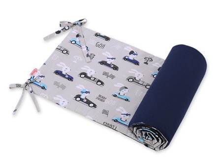 Ochraniacz do łóżeczka z troczkami