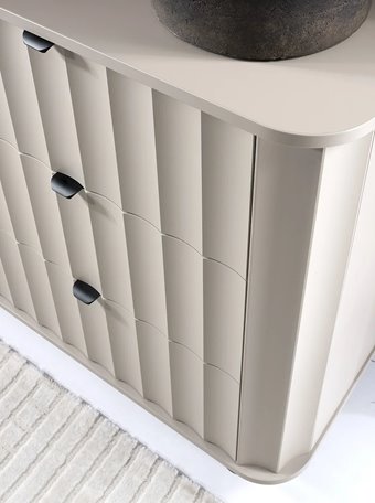 komoda NOVADO 2 clay gray na nogach