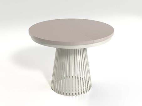 Okrągły stół z ażurową podstawą