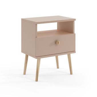 Stolik nocny boho macchiato