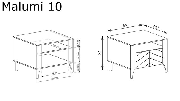 funkcjonalna szafka nocna do sypialni