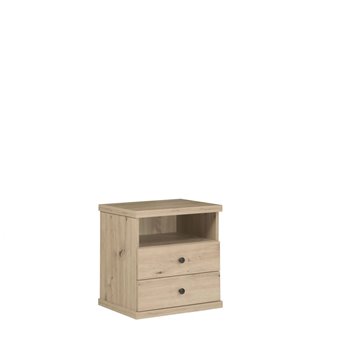 stolik nocny Cali do sypialni przy łóżku