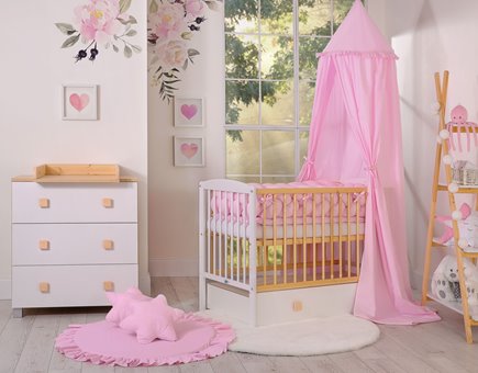 Łóżeczko z wyjmowanymi szczebelkami