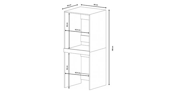 Konstrukcja pod pralkę i suszarkę